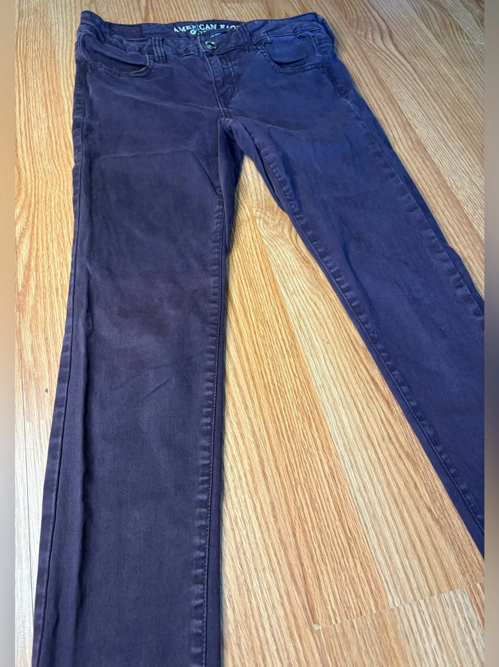 American Eagle Outfitters Women’s Skinny Jeans in Dark Purple